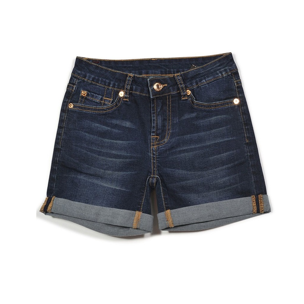 7 for All Mankind Roll Cuff Denim Shorts